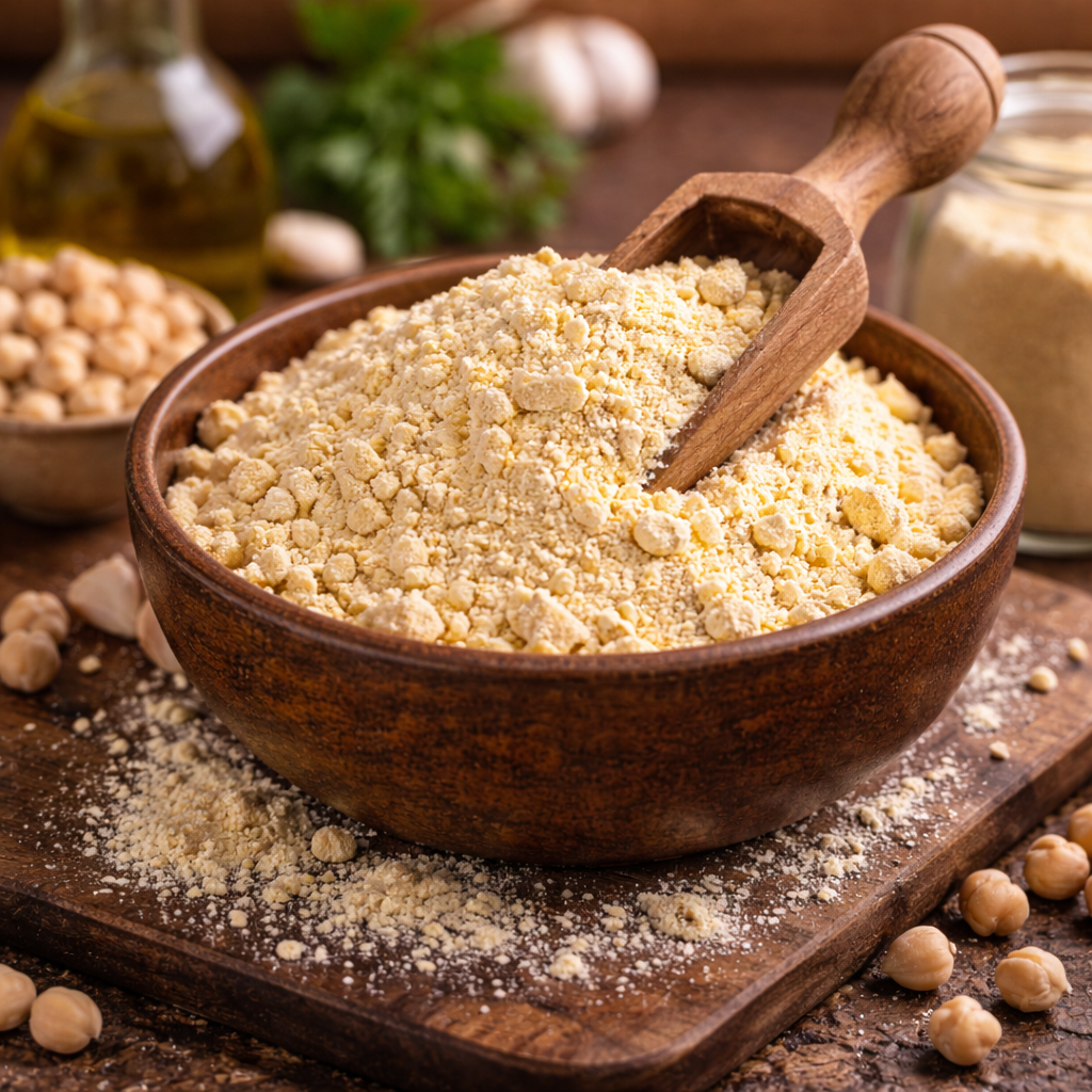 White plastic bag filled with Urad Dal for bulk export packaging