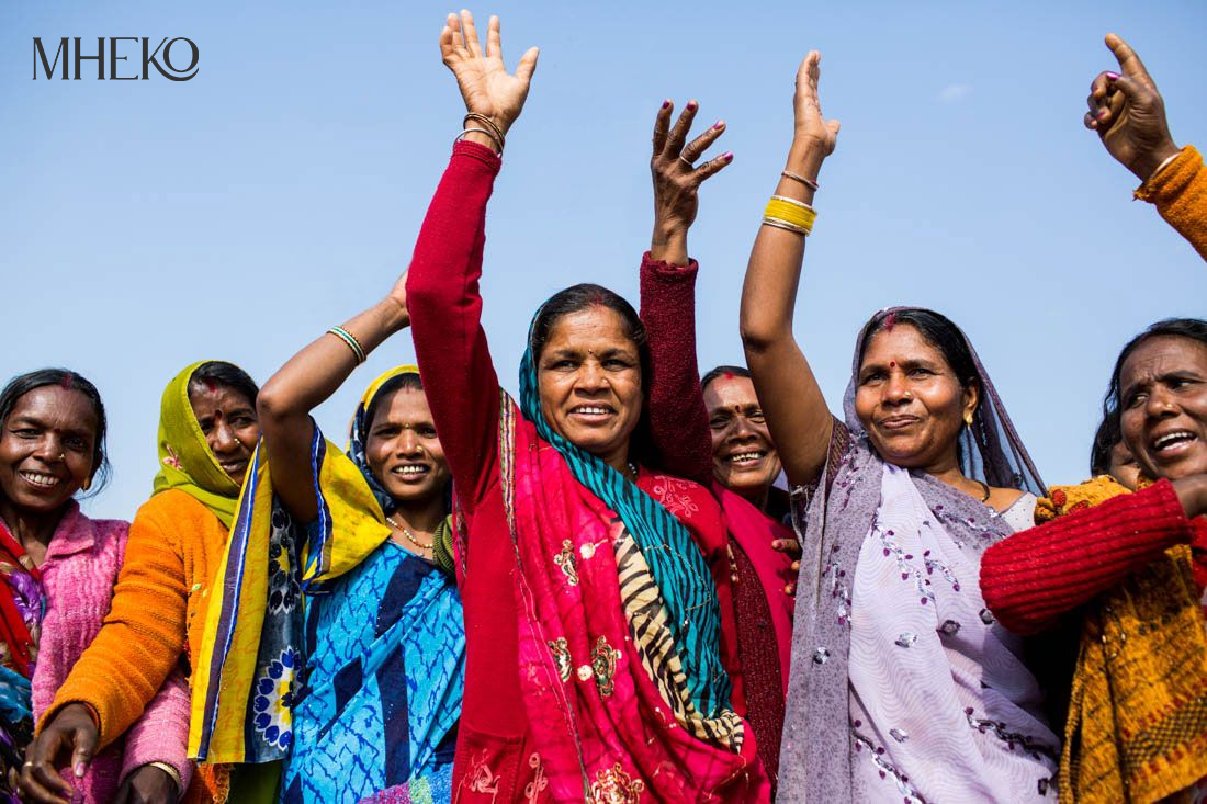 Happy customer in workspace