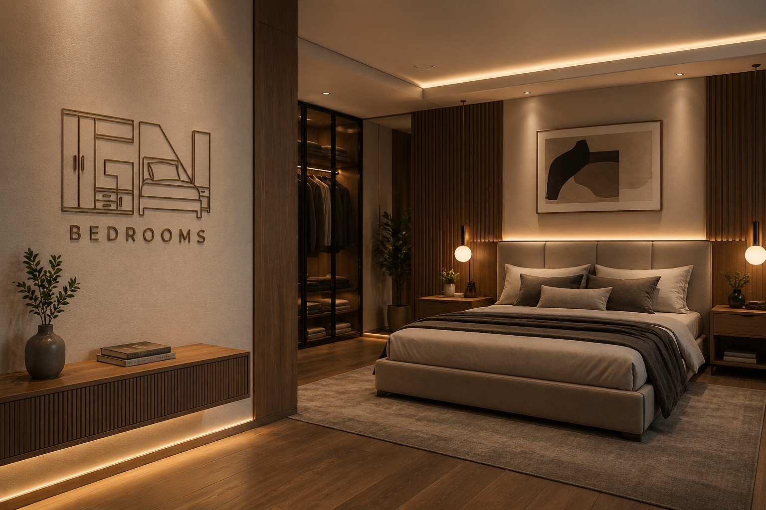 Creative team working from above