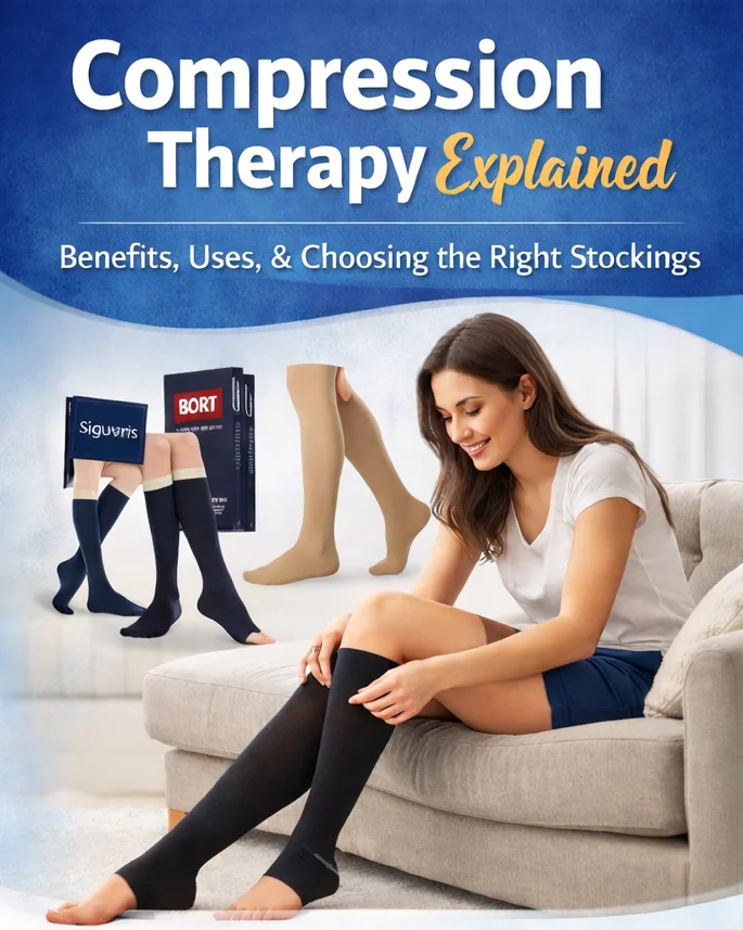 Compression Therapy Explained: Benefits, Uses, and Choosing the Right Stockings