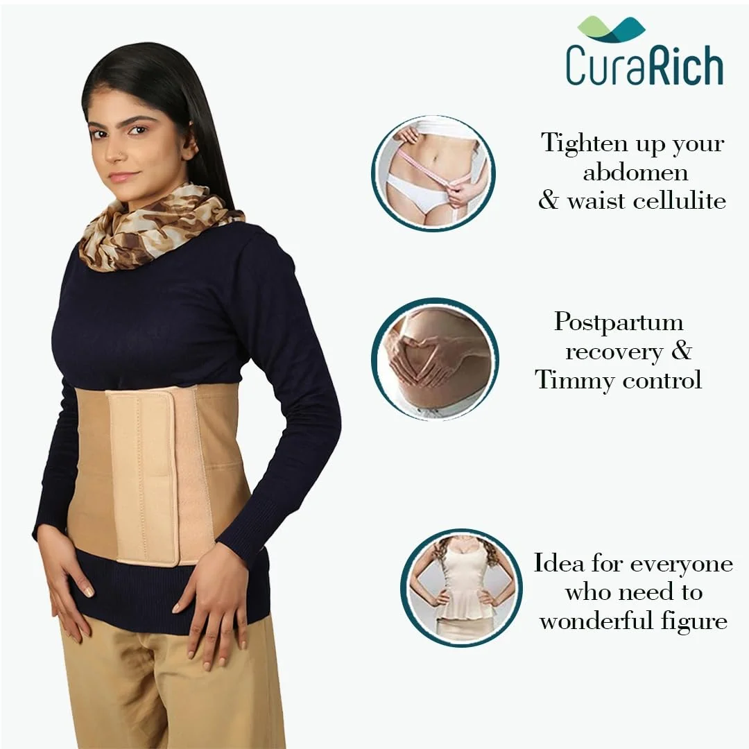 CuraRich Women's Abdominal Compression Support Belt
