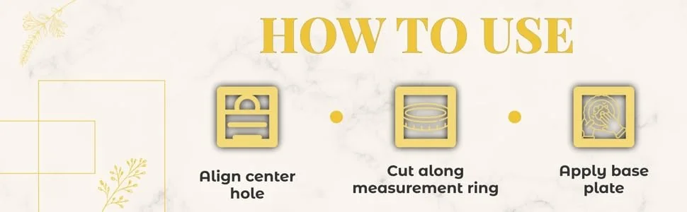BAO Health 303440110C Two Piece Convex Sin Barrier Flange with Belt Ears, Size- 60mm, Max Cut 44mm