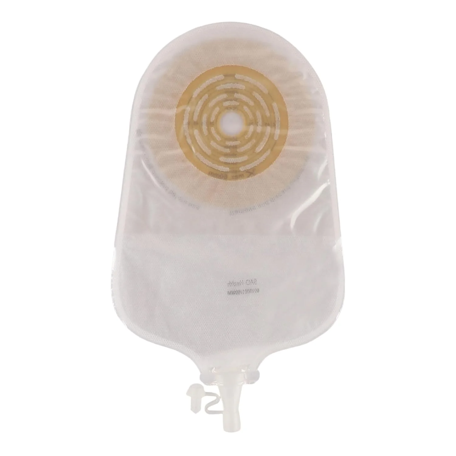 BAO Health 4016001 One Piece Urostomy Pouch With SOFT TAP, TRANSPARENT , Size - 60 mm 