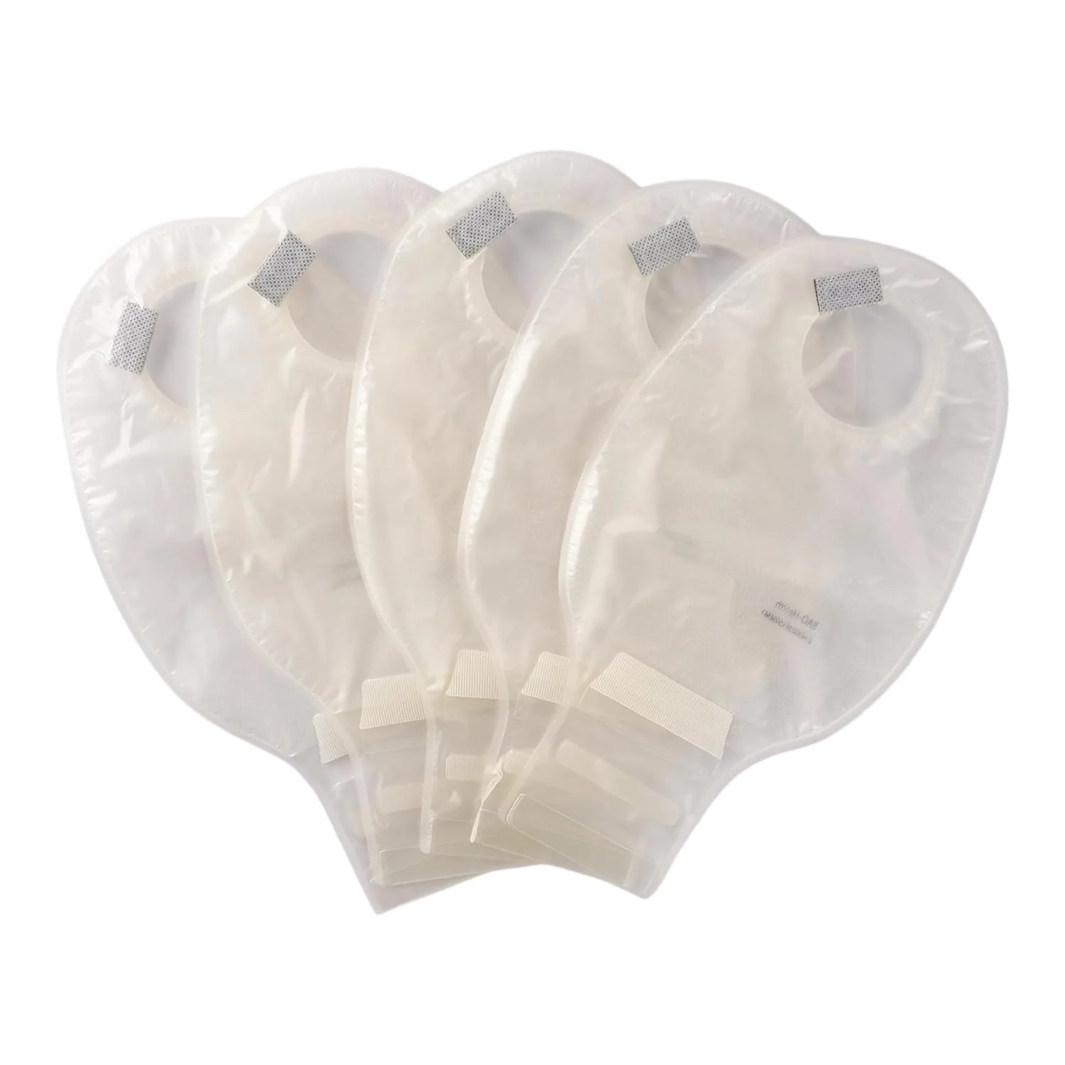 BAO Health 2146001F Two Piece Ostomy Pouch With Filter & Velcro, TRANSPARENT, Size- 60mm 