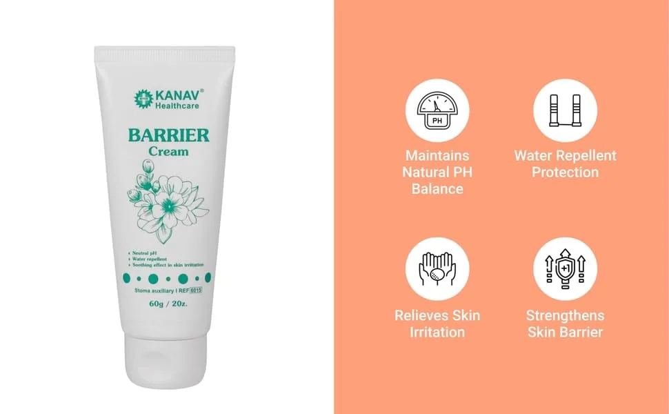 Kanav Barrier Cream 6015, Skin Protective Moisturizing Cream, 60 gram