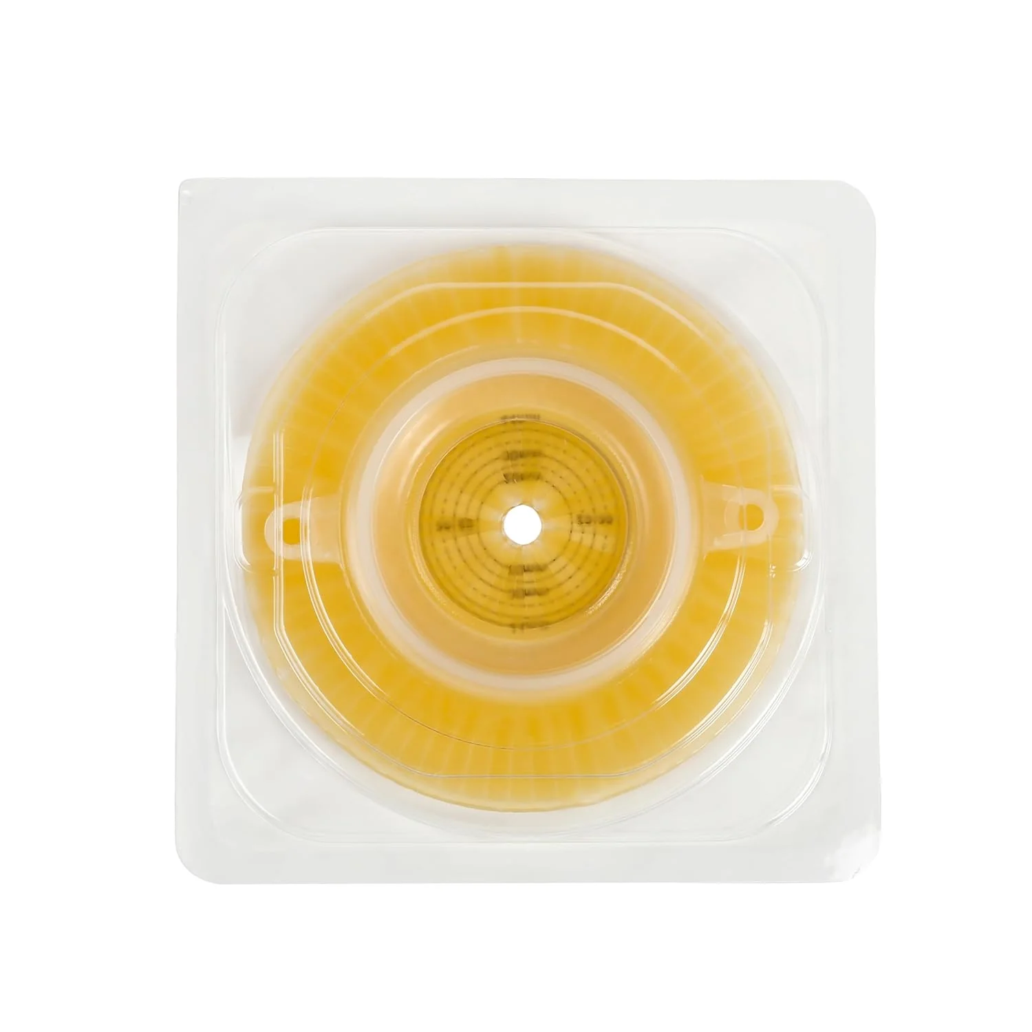 BAO Health 303440110C Two Piece Convex Sin Barrier Flange with Belt Ears, Size- 60mm, Max Cut 44mm