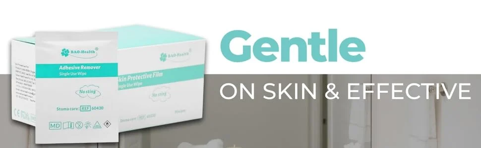 Bao Health 60430 Adhesive Remover Wipes, No‑Sting, Alcohol‑Free (Pack of 30)