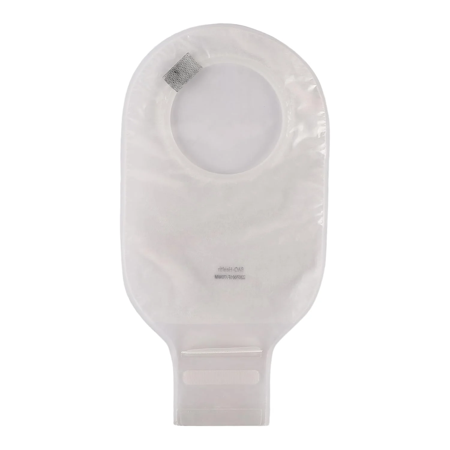 BAO Health 2207001F Two Piece Ostomy Pouch With Filter & Velcro, TRANSPARENT, Size- 70mm 