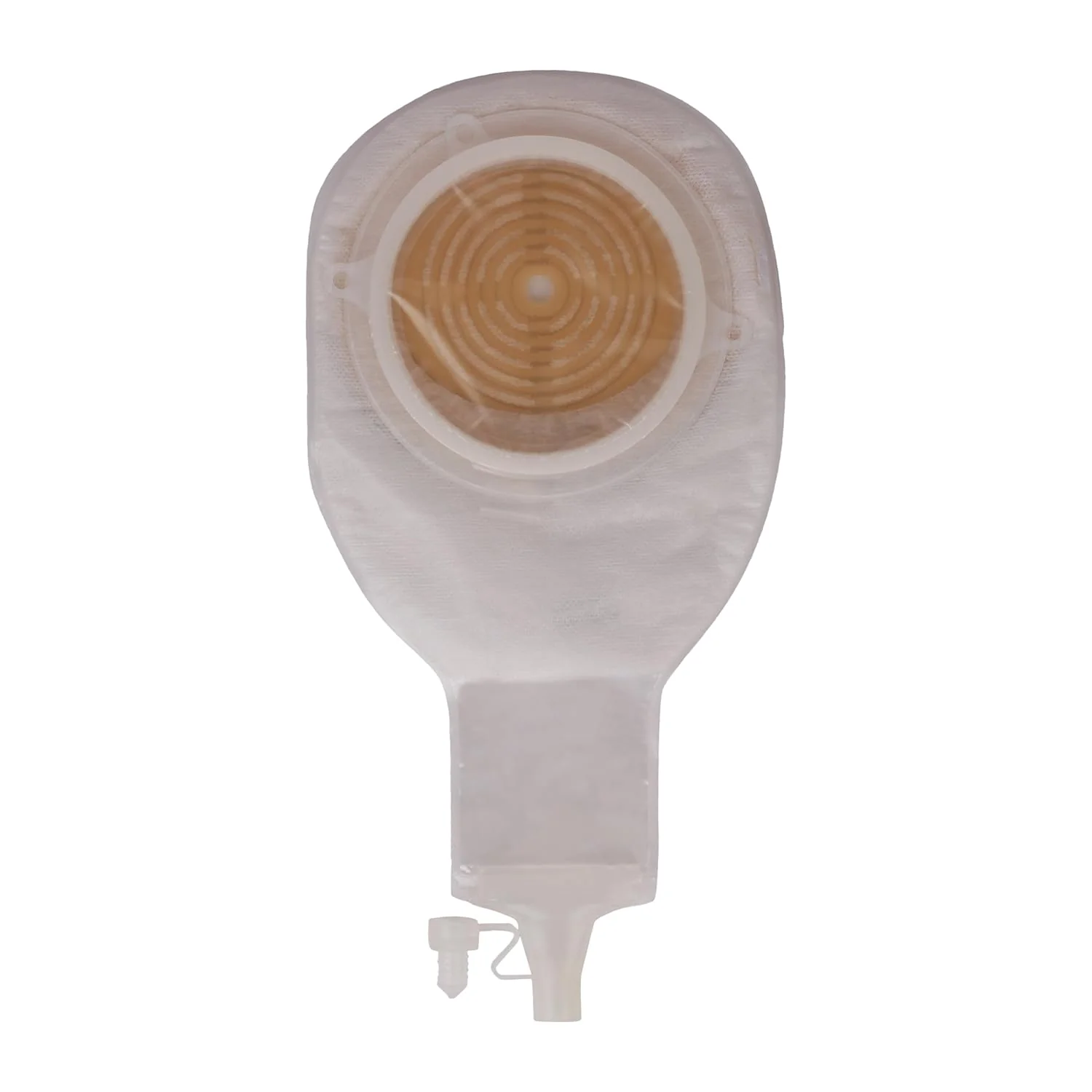 BAO Health 12210204 One Piece Ostomy Pouch for Post-operative Use, Fistula/ Wound Drainage with Window , TRANSPARENT, Size - 102mm 