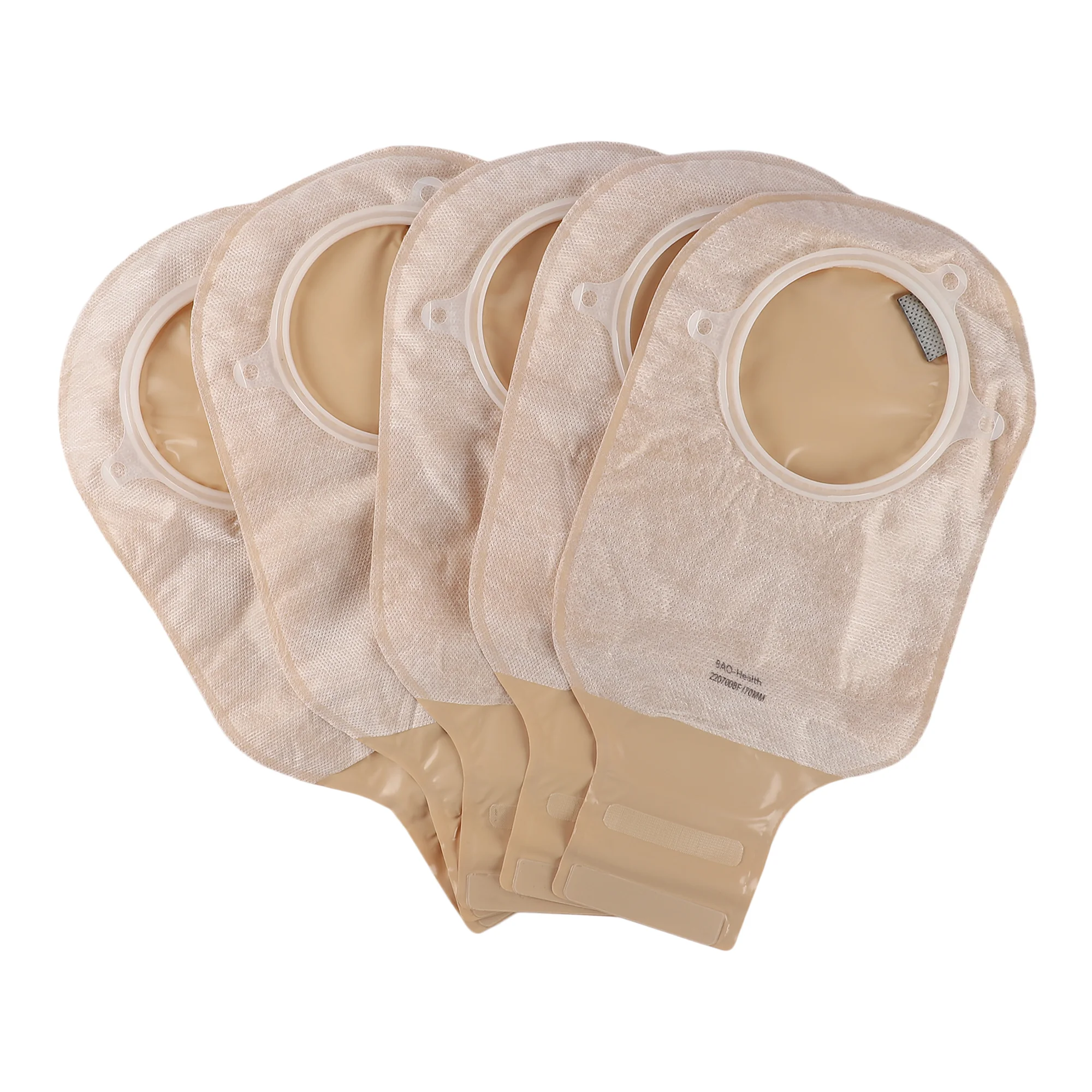 BAO Health 2207008F Two Piece Ostomy Pouch With Filter & Velcro, OPAQUE, Size- 70mm