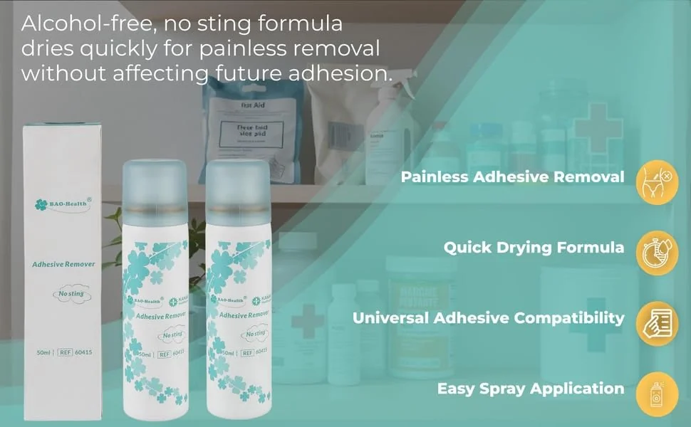 Bao Health 60415 Adhesive Remover Spray 50 ml