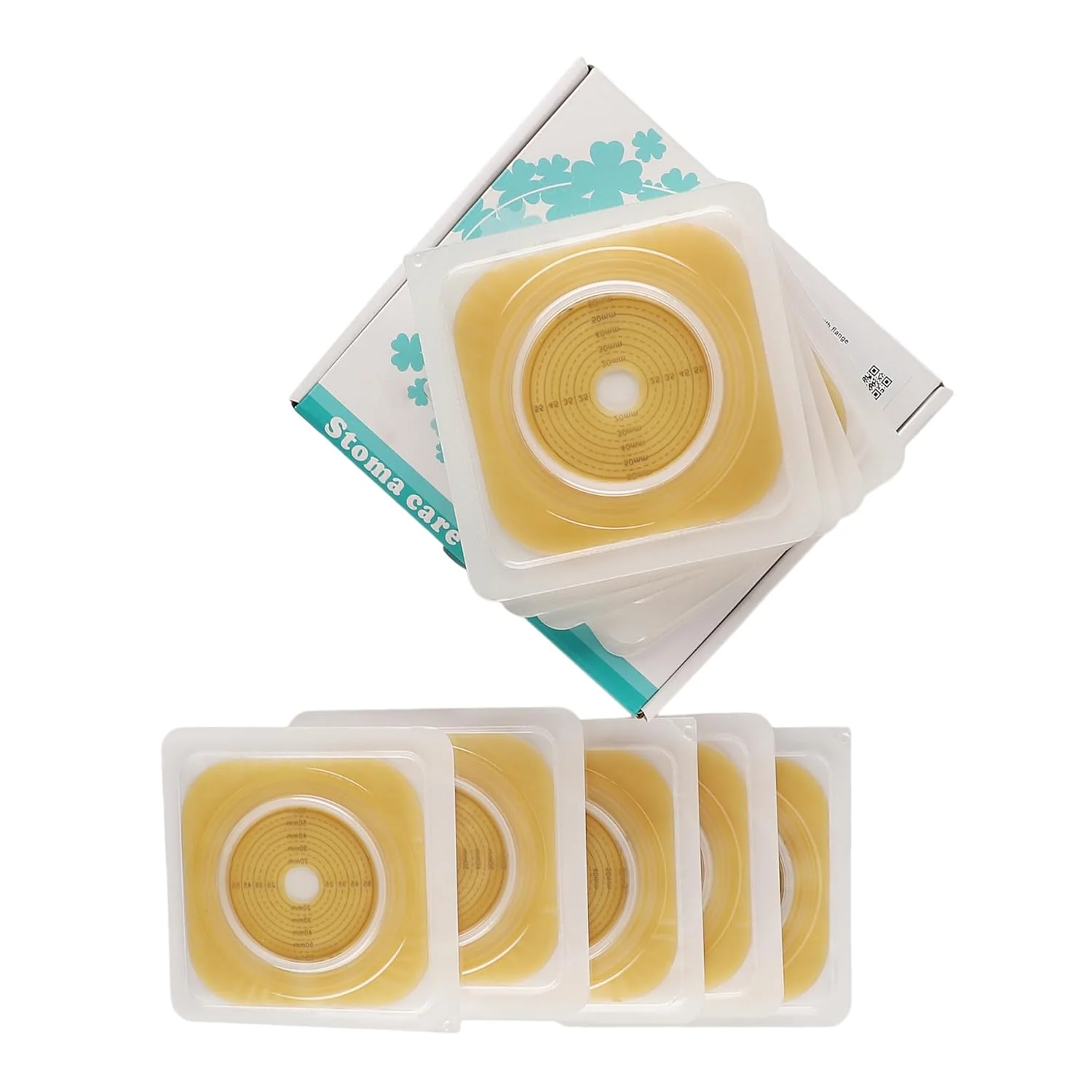 BAO Health 3016001(C) Two Piece Skin Barrier with Flange, Size- 60 mm, Max Cut 55 mm 