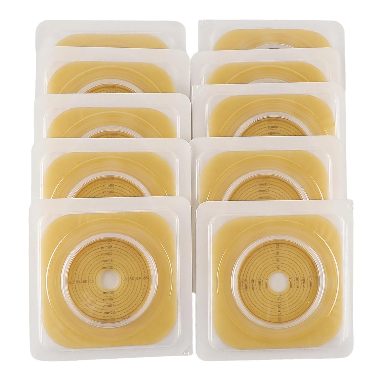 BAO Health 3016001(C) Two Piece Skin Barrier with Flange, Size- 60 mm, Max Cut 55 mm 