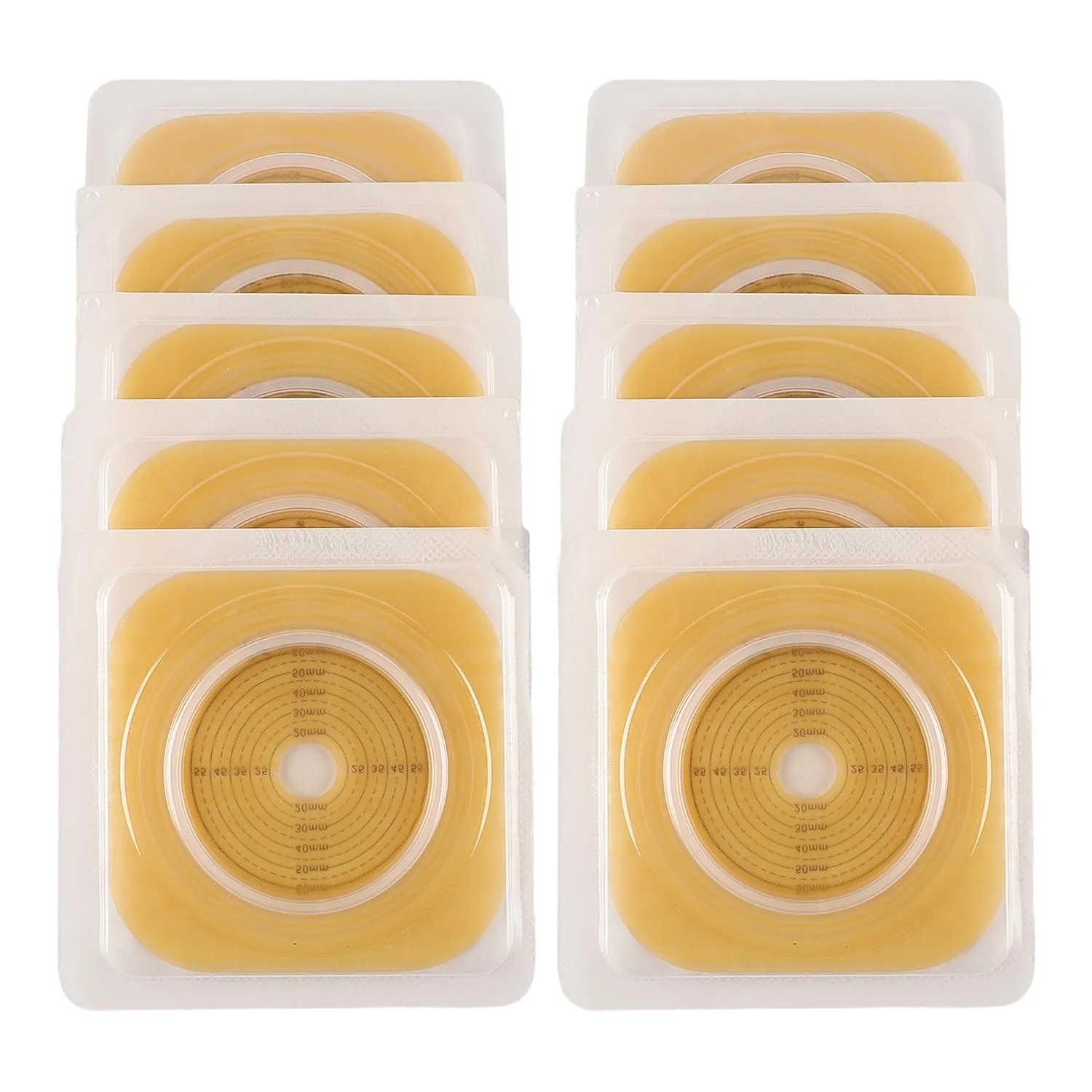 BAO Health 3015001(C) Two Piece Skin Barrier with Flange, Size- 50 mm, Max Cut 45 mm