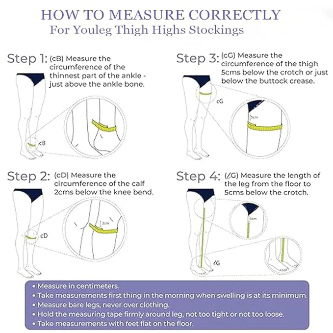 Graduated Medical Compression Stocking Class II Thigh High(AG)