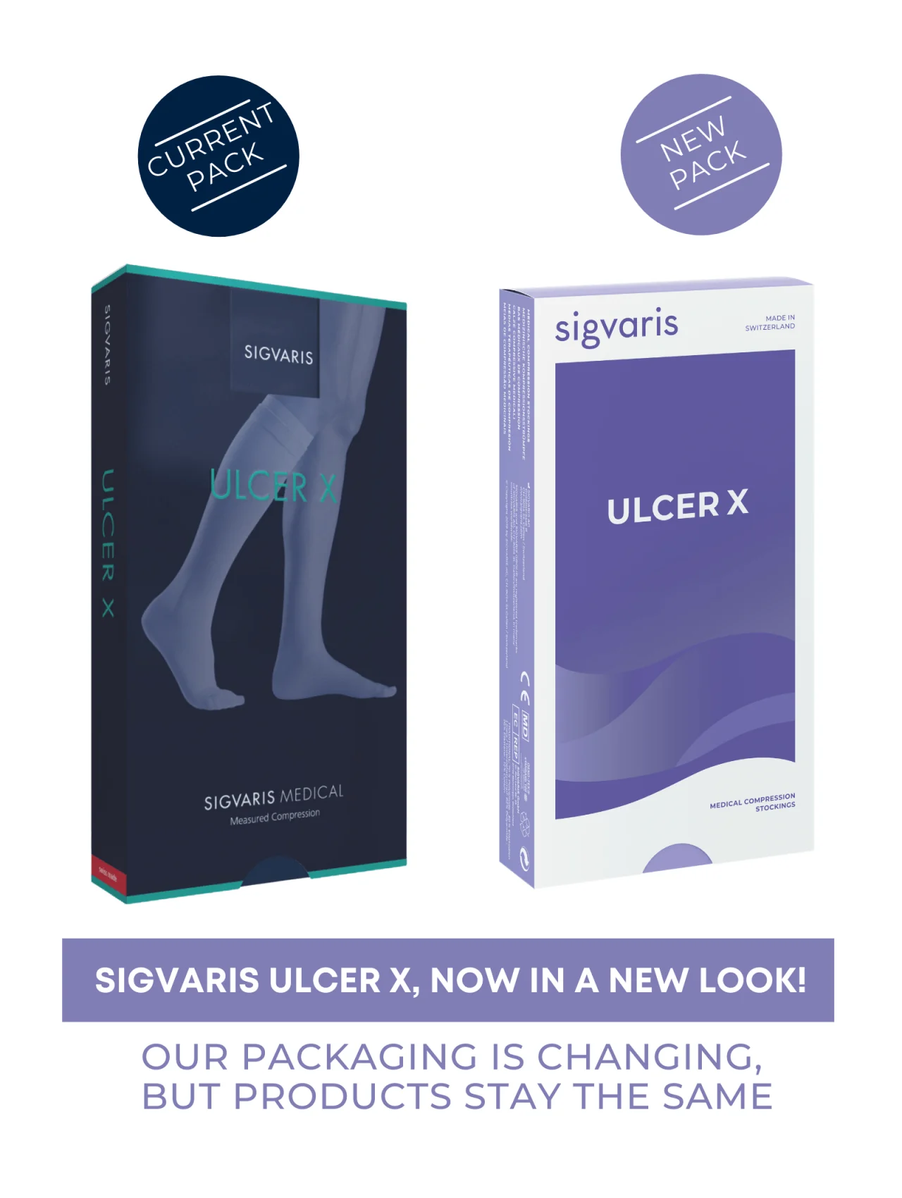 Class 3 Compression – SIGVARIS ULCER X KIT – Below Knee Length