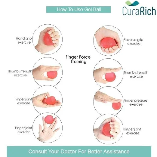 CuraRich Gel Exercise Ball 