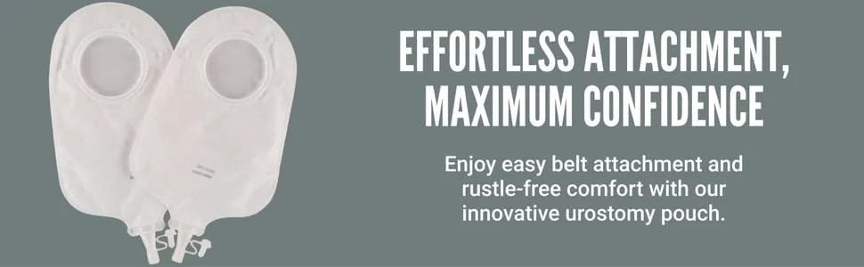 BAO Health 4097001 Two Piece Urostomy Pouch With SOFT TAP, TRANSPARENT, Size - 70 mm 