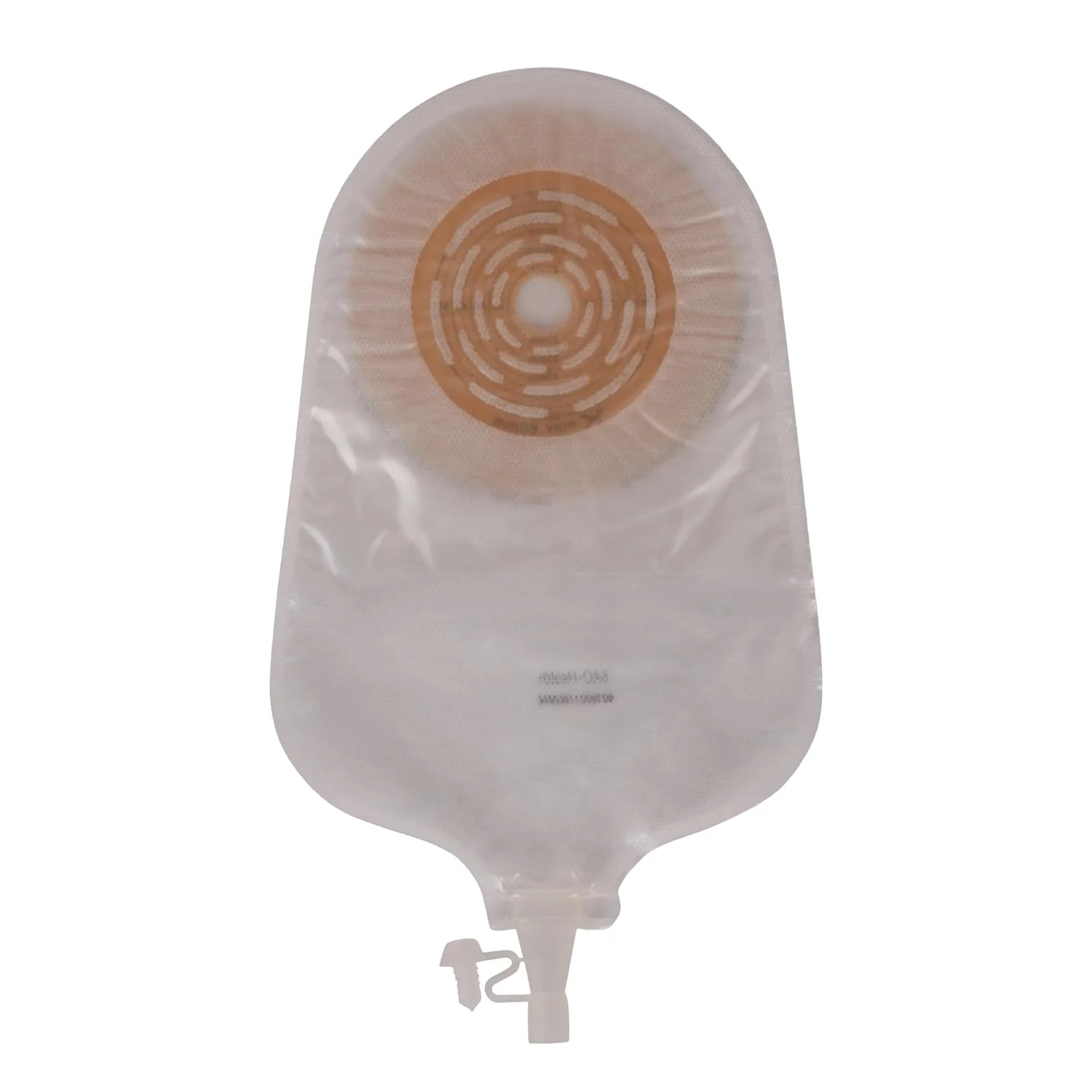 BAO Health 4016001 One Piece Urostomy Pouch With SOFT TAP, TRANSPARENT , Size - 60 mm 