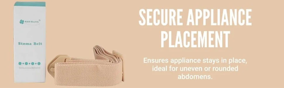 BAO Health 50100 Stoma Belt with Adjustable 60 cm to 120 cm for wearing