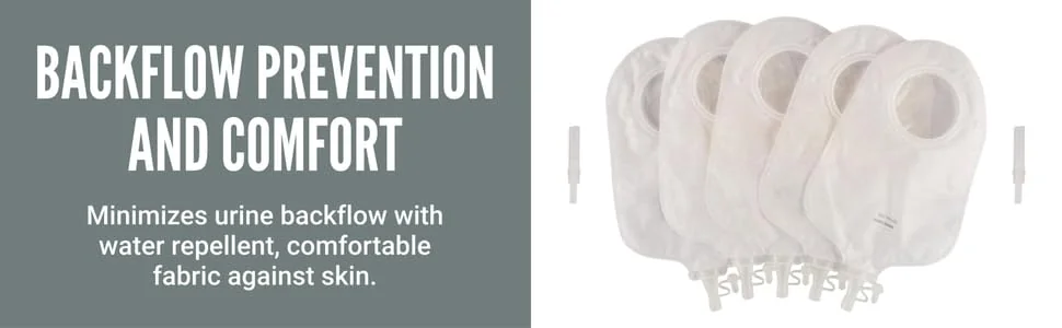 BAO Health 4097001 Two Piece Urostomy Pouch With SOFT TAP, TRANSPARENT, Size - 70 mm 