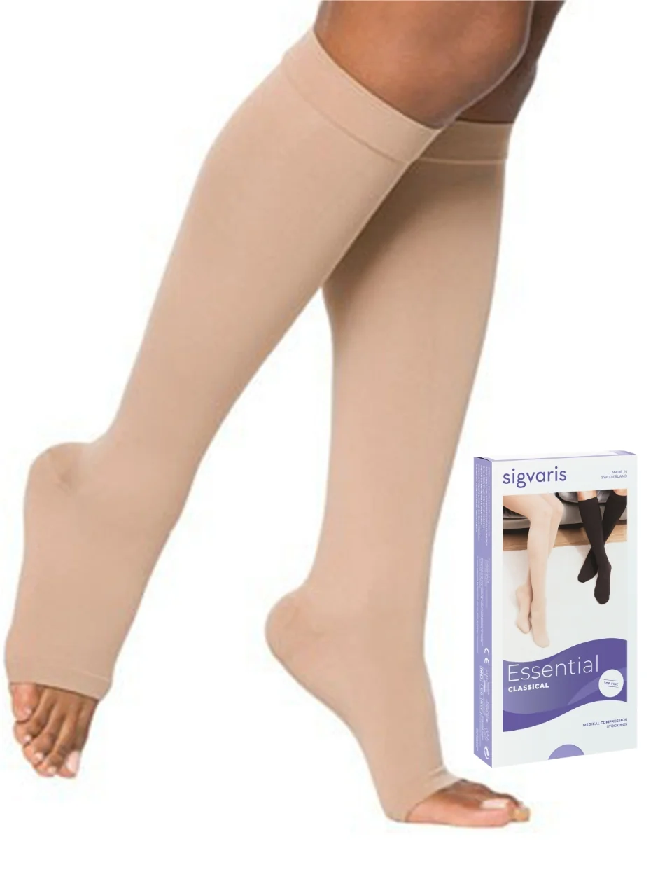 Class 2 Compression – Below Knee Length – Sigvaris Essential Classical