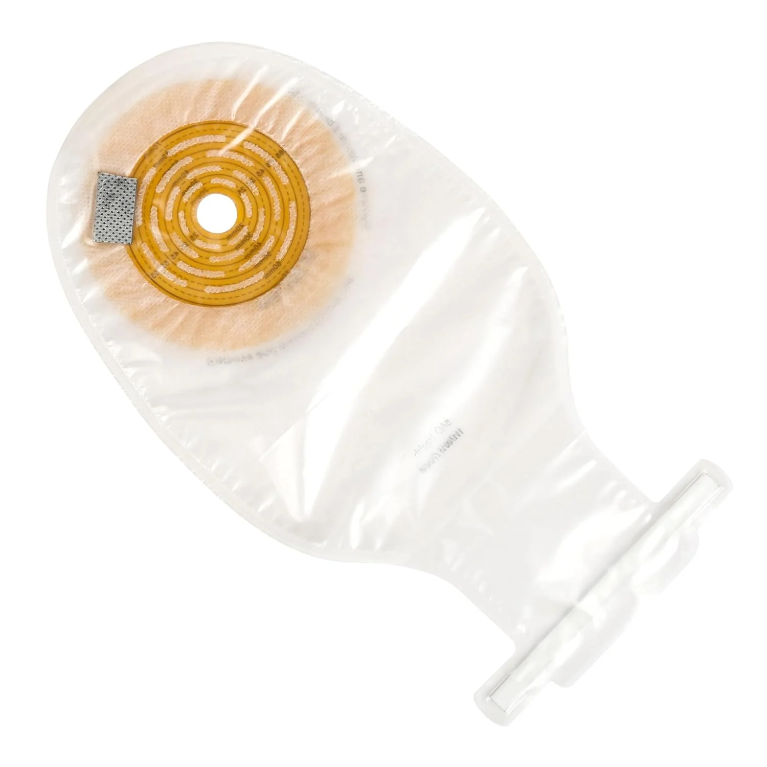 BAO Health 1117001F One Piece CureGuard Pouch With filter & Flex Closure, TRANSPARENT, Custom upto 70 mm