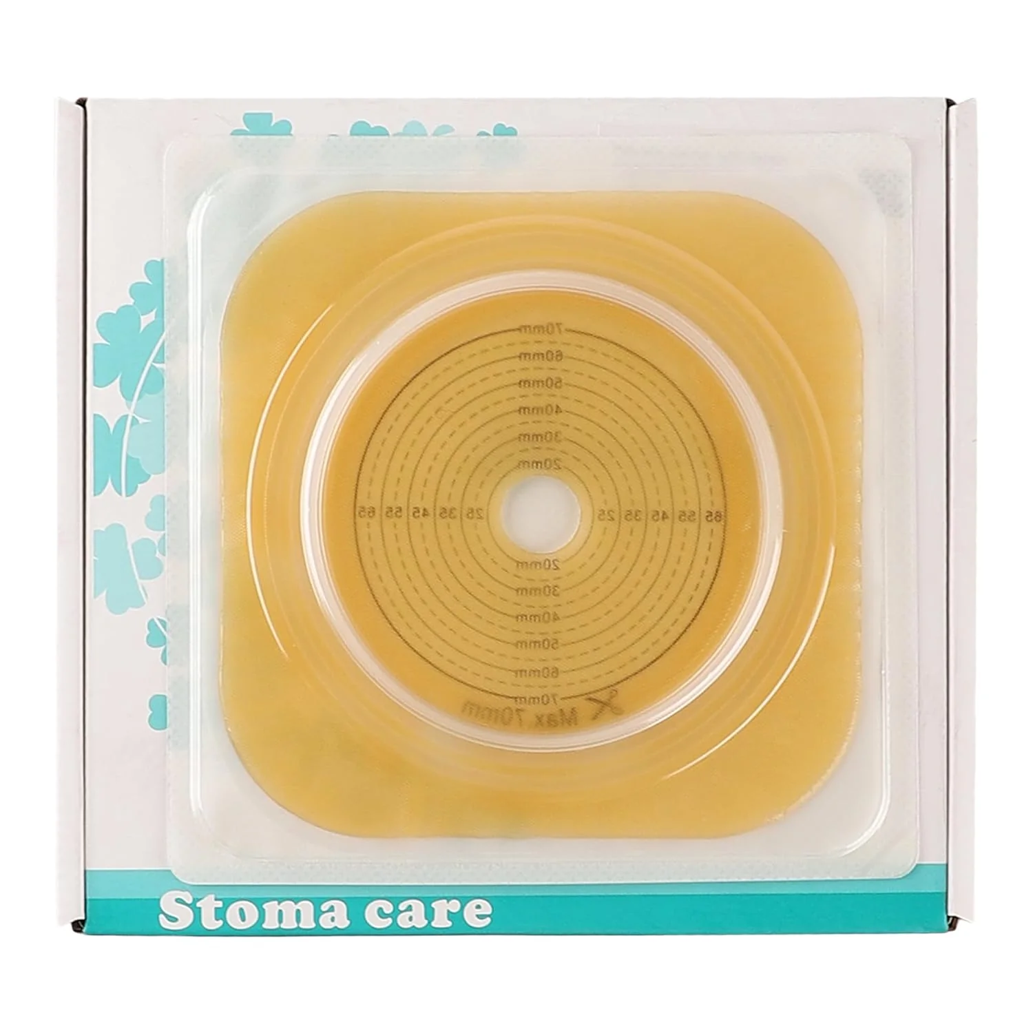 BAO Health 3016001(C) Two Piece Skin Barrier with Flange, Size- 60 mm, Max Cut 55 mm 