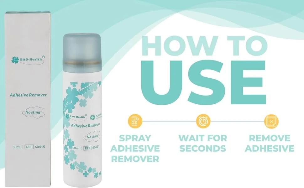 Bao Health 60415 Adhesive Remover Spray 50 ml