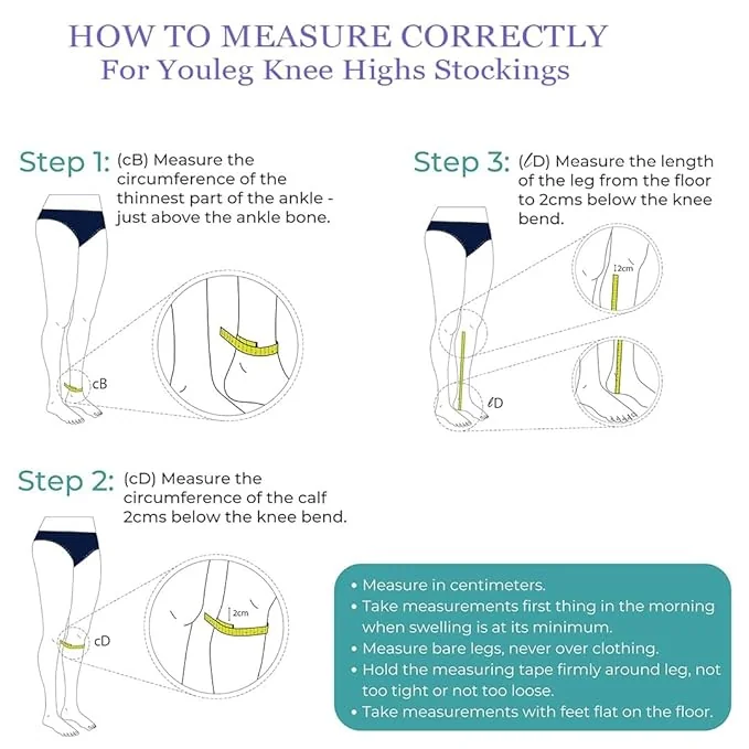 Graduated Medical Compression Stocking Class II Knee High(AD)
