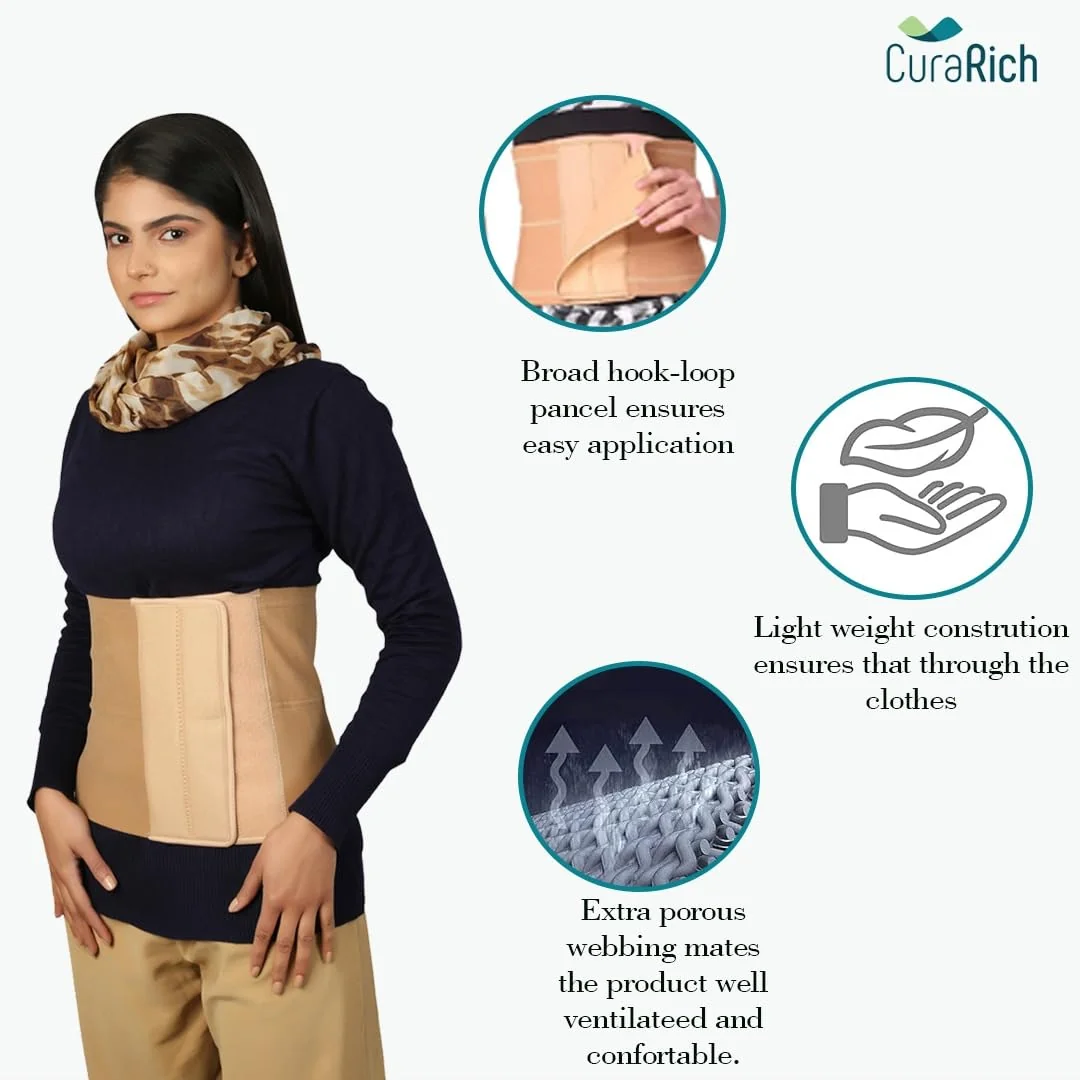 CuraRich Women's Abdominal Compression Support Belt