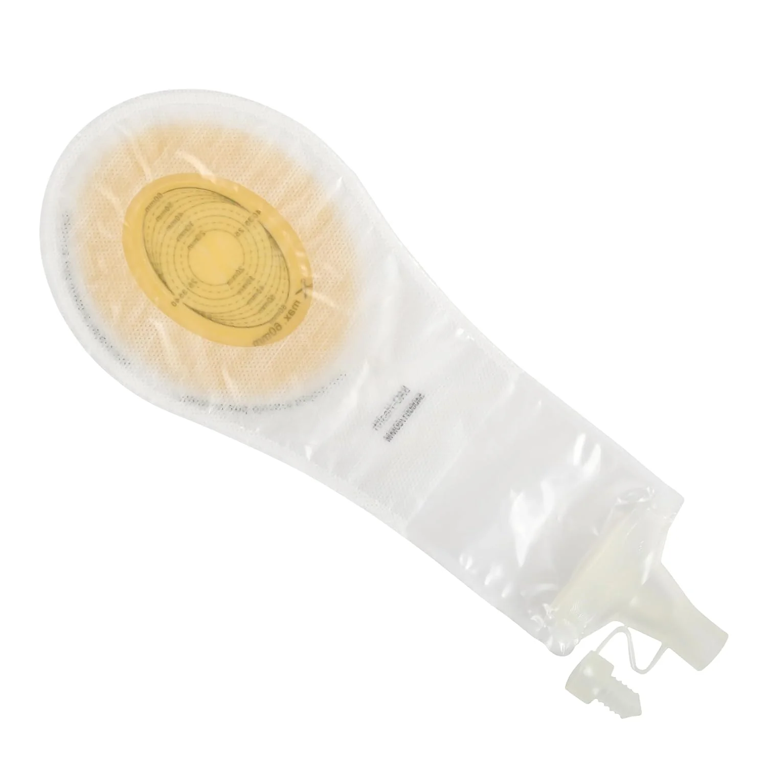 BAO Health 5406001 Wound and Fistula Pouch with window VERTICAL 40mm wide X 60mm high