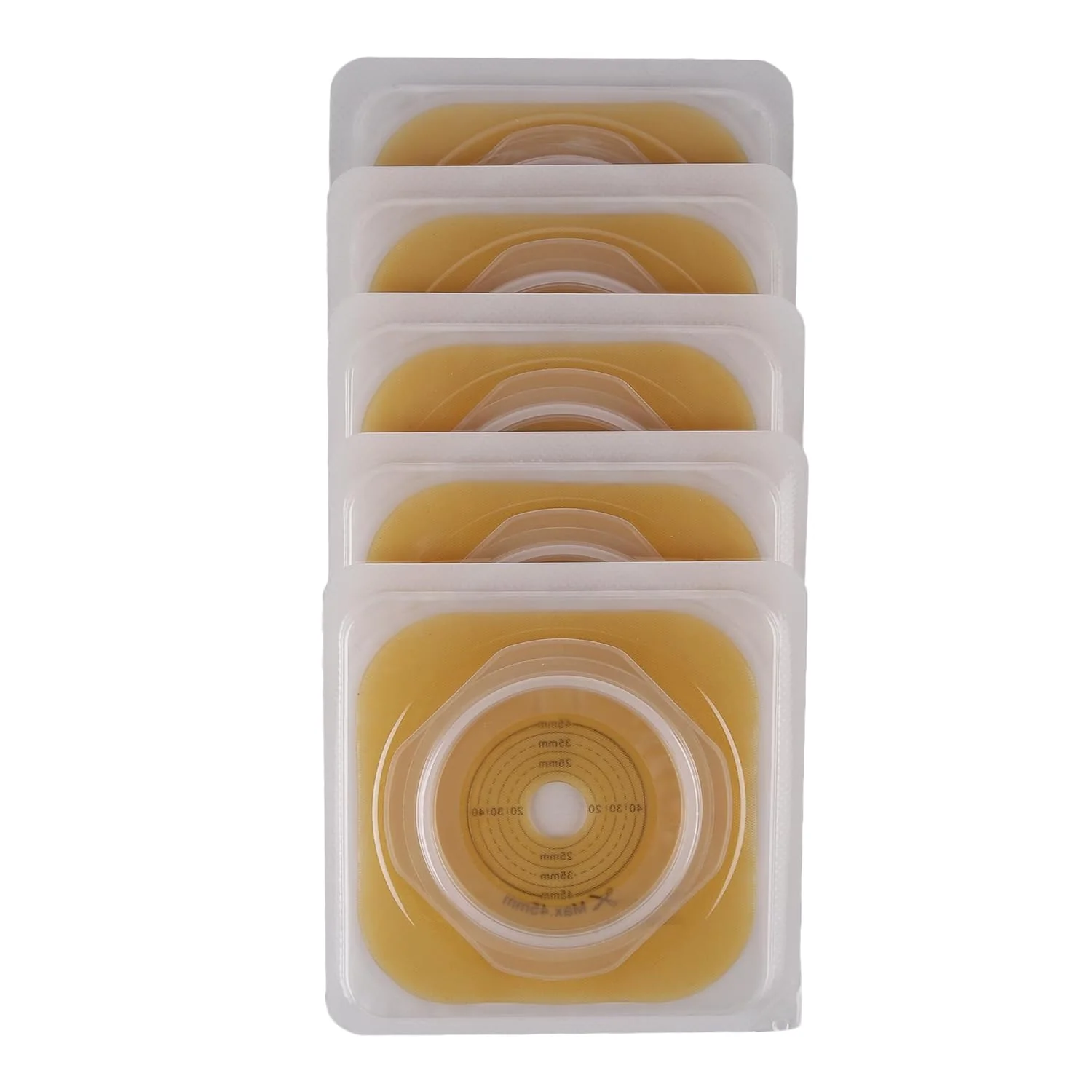 BAO Health 3064501 Two Piece Skin Barrier with Floating Flange, Size- 60mm, Max cut 45 mm