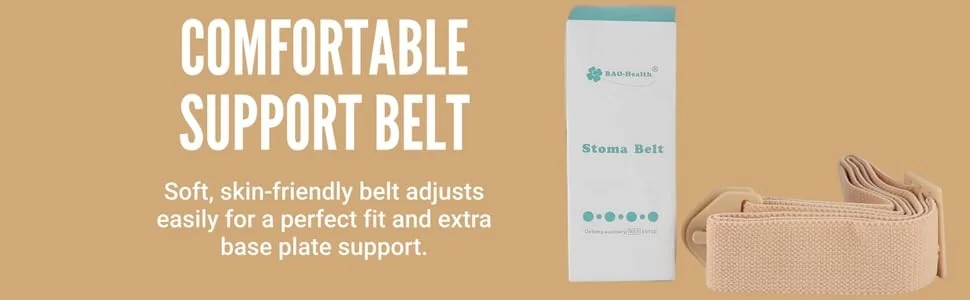 BAO Health 50100 Stoma Belt with Adjustable 60 cm to 120 cm for wearing