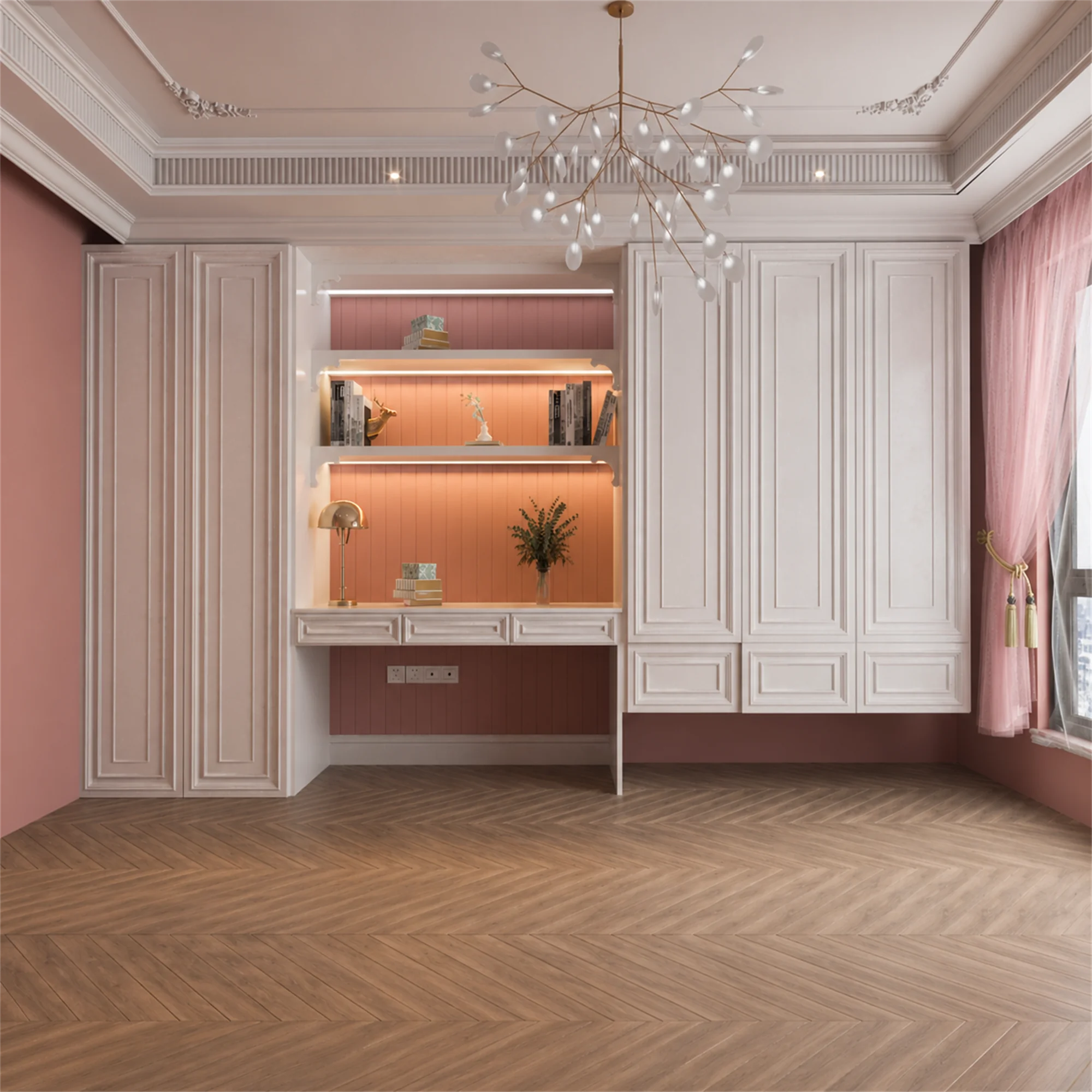 Luxury Kids Bedroom Design | Study, Wardrobe & Storage Planning | Custom Interior Service