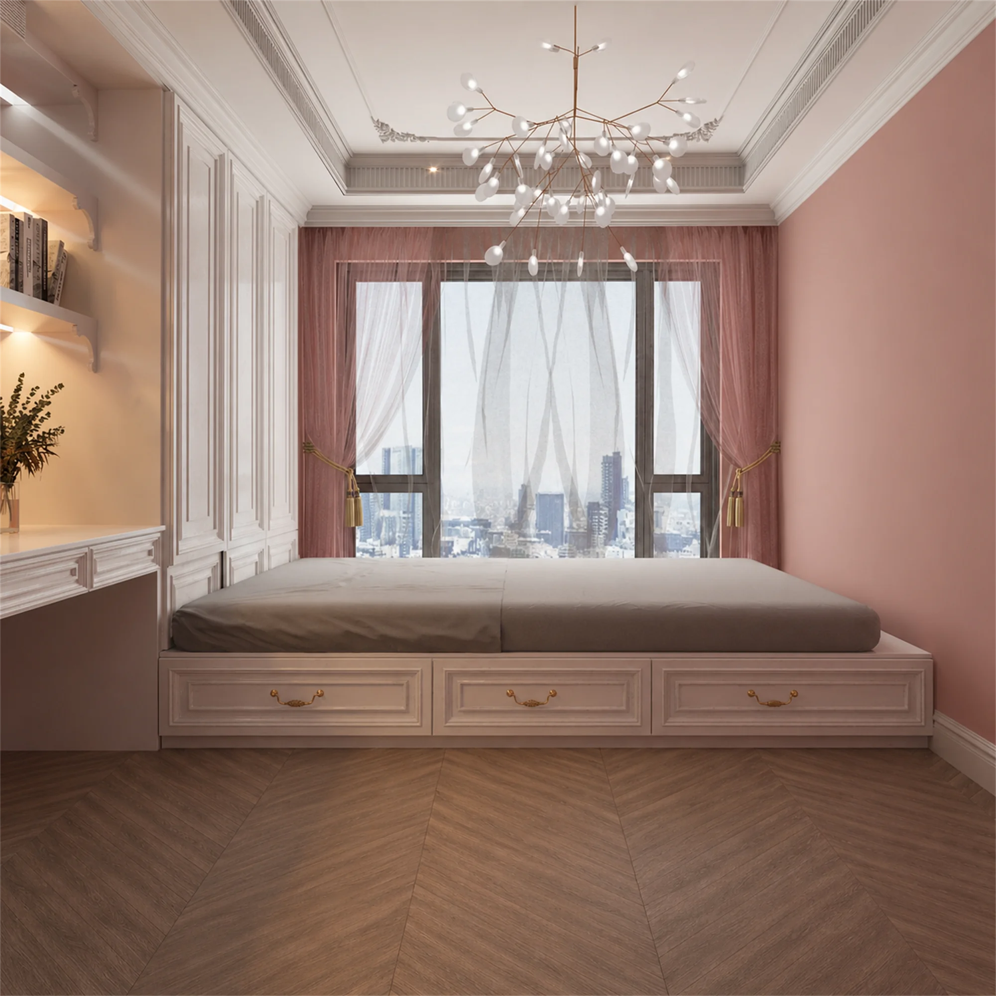 Luxury Kids Bedroom Design | Study, Wardrobe & Storage Planning | Custom Interior Service