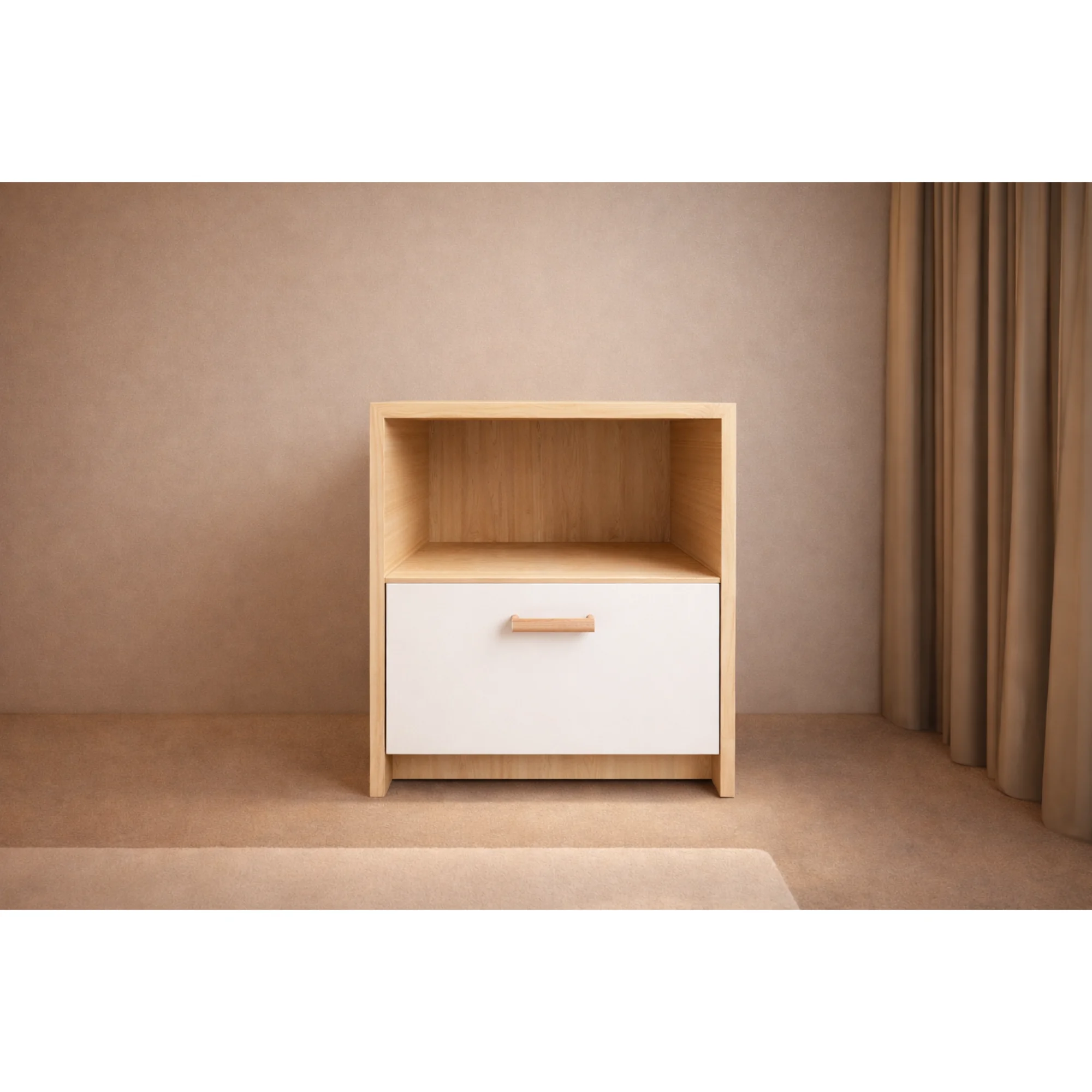 Premium Bedroom Set with Drawer Storage & Upholstered Headboard | Commercial Plywood | Soft-Close Hardware