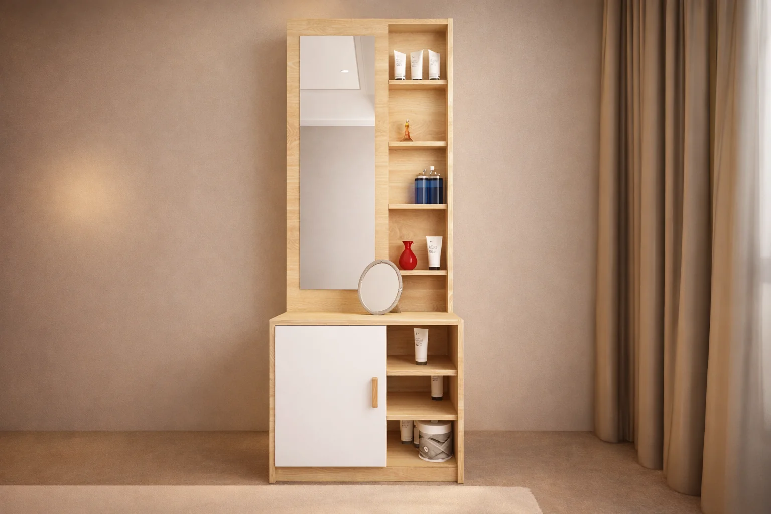 Modern Bedroom Set – Engineered Wood (Essentials)