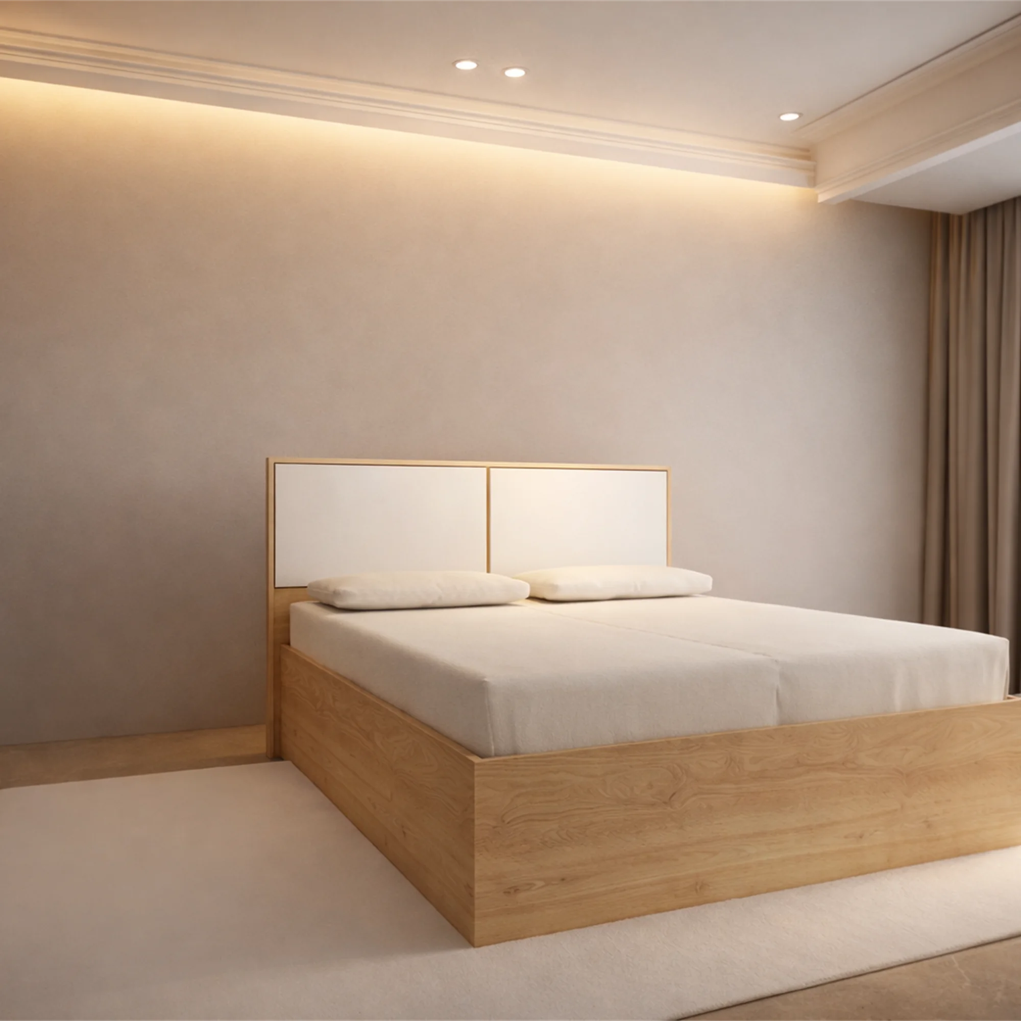 Modern Bedroom Set – Engineered Wood (Essentials)