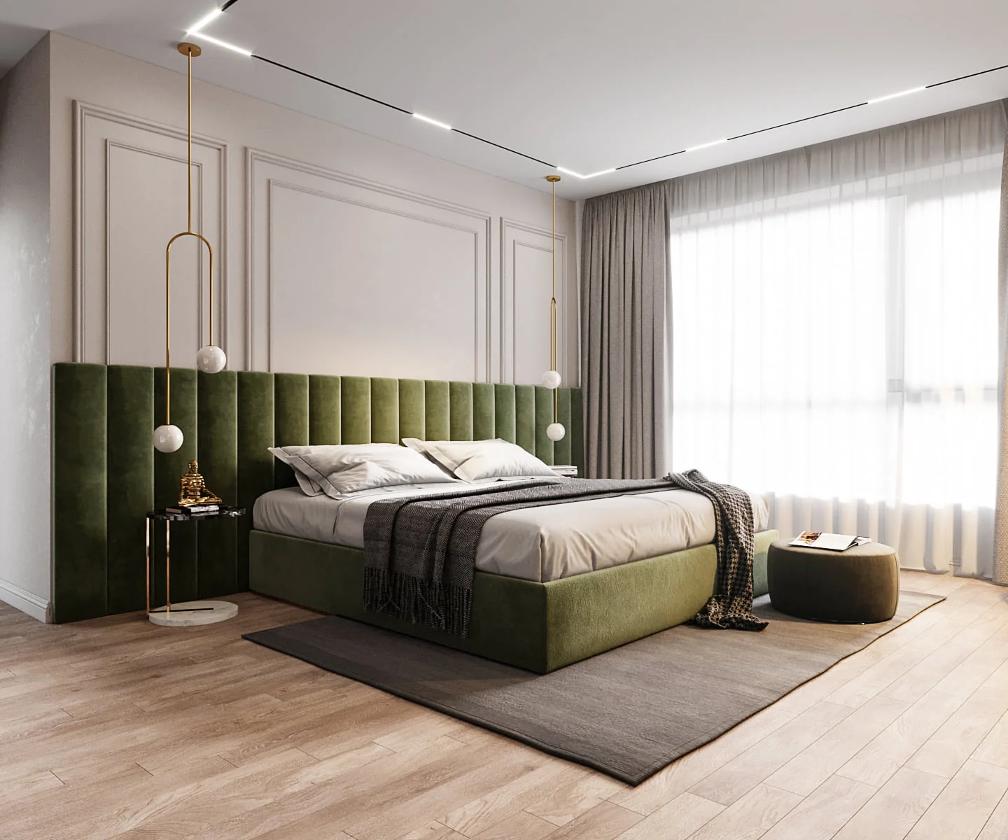 Luxury Bedroom Design with Walk-in Wardrobe | Premium Interior Design Service